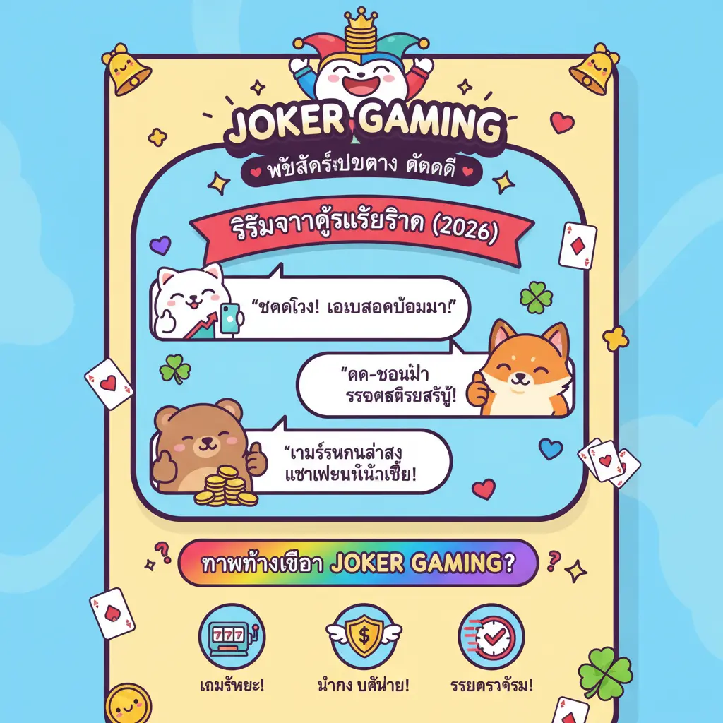 เว็บสล็อตเว็บตรง แตกดี - Joker Gaming