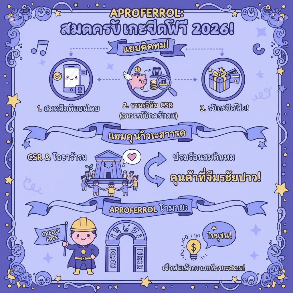 สมัครรับเครดิตฟรี - APROFERROL
