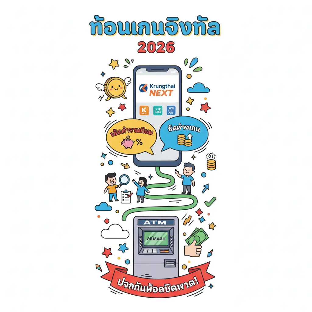 ถอนเงิน - Krungthai NEXT