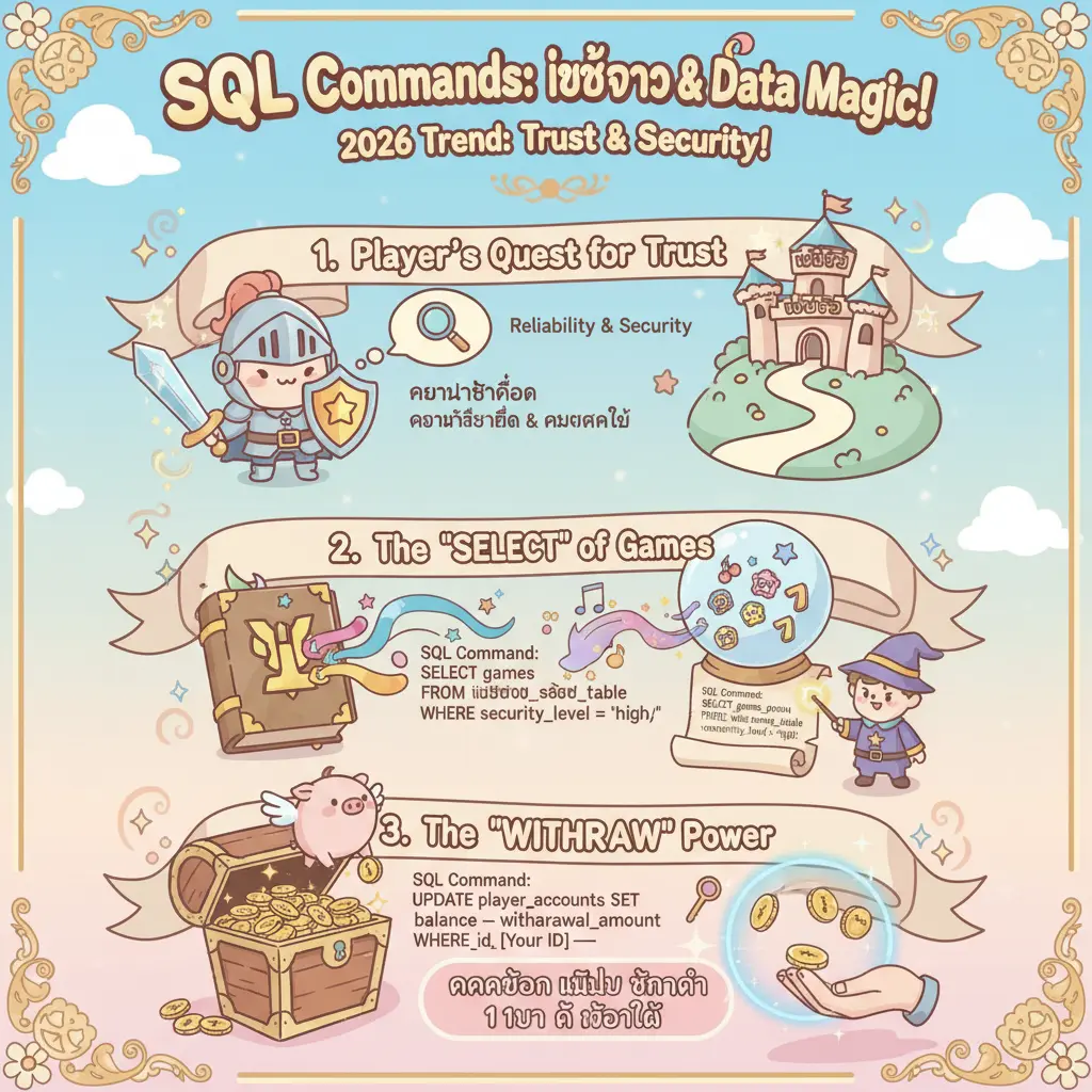 เว็บตรง สล็อต ฝากถอน ไม่มี ขั้นต่ำ 1 บาท ก็ ถอนได้ - SQL command